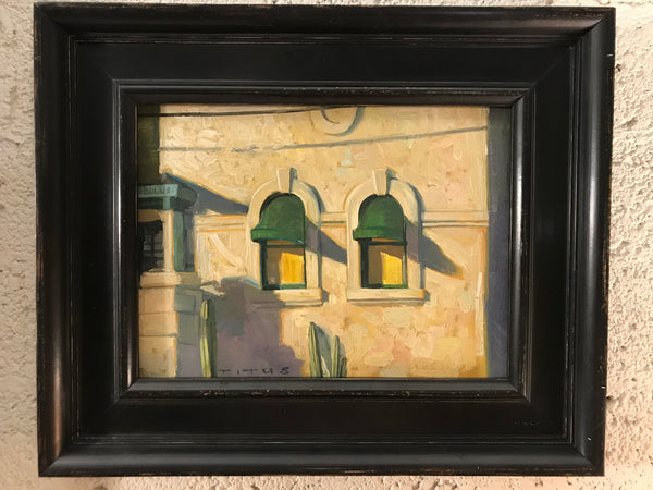 Two windows (12x9 inches, framed)