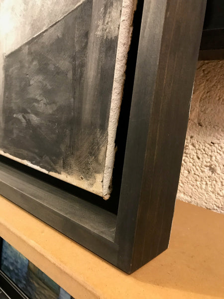 Alec Laughlin in studio (33x51.5 inches, framed)