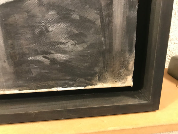 Alec Laughlin in studio (33x51.5 inches, framed)