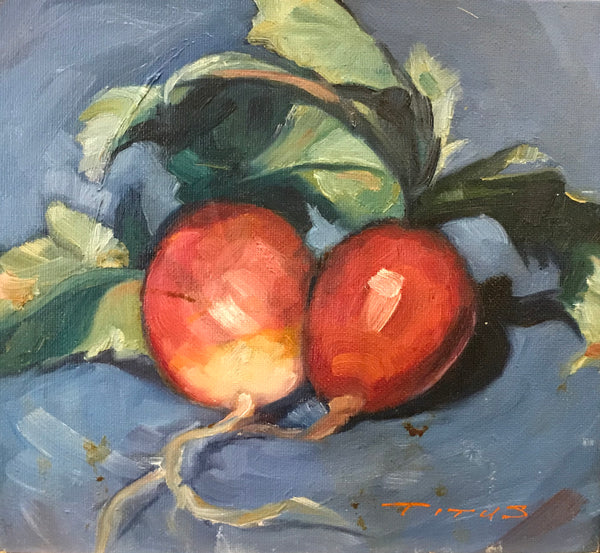 Radishes (9x8 inches, unframed) *SOLD*