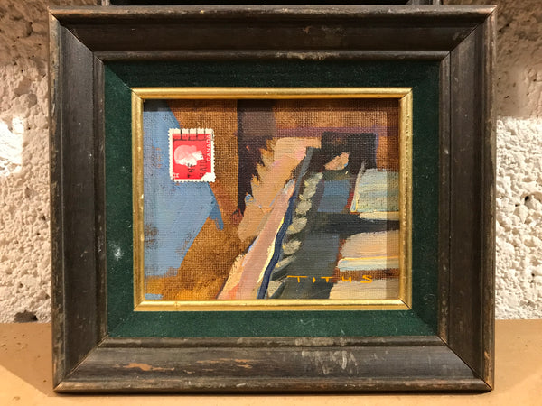 Staihevo (5x4 inches, framed)