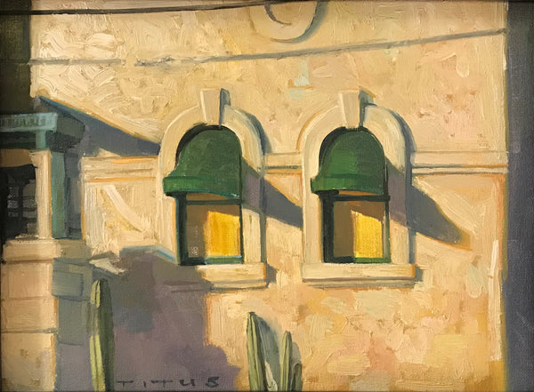 Two windows (12x9 inches, framed)